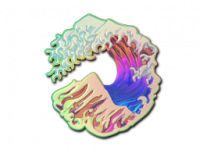 Sticker Great Wave (Holo)